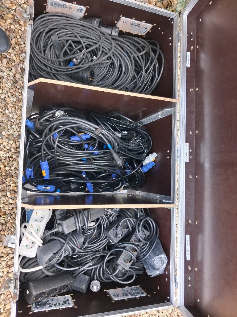 stroomkabels  en stroomblok, Ophalen, Gebruikt, Overige merken, Kabel of Snoer