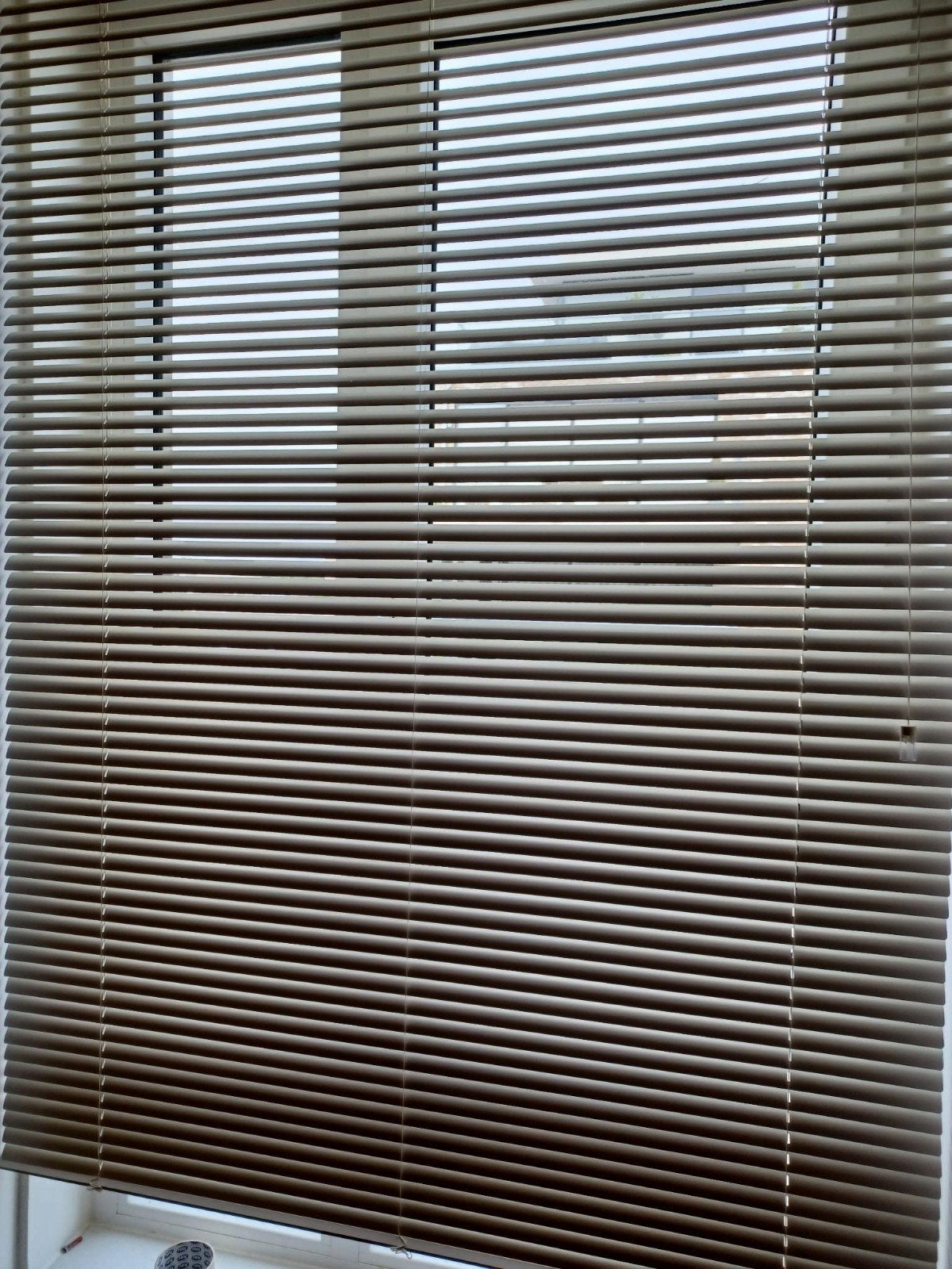 Raambekleding (jaloezieën) Veneta, Huis en Inrichting, Ophalen, Jaloezie, Zo goed als nieuw, Crème