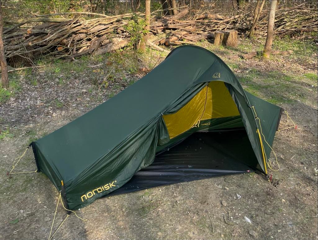 Nordisk Telemark LW 1 tent met footprint, Ophalen of Verzenden, Zo goed als nieuw