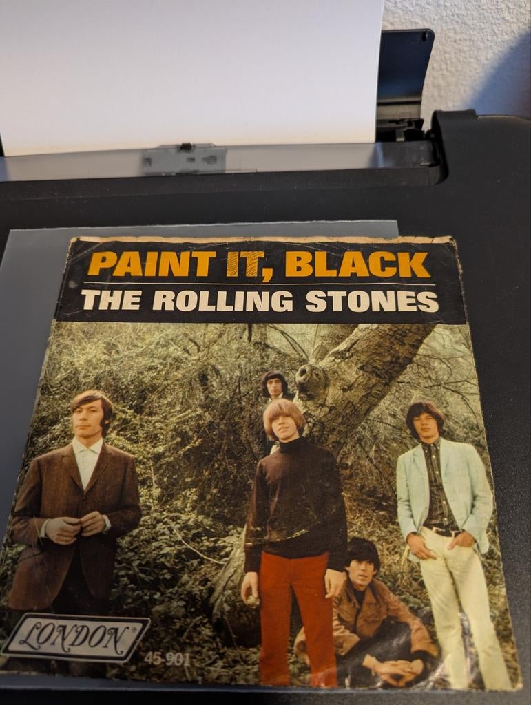 The Rolling Stones - Paint It Black ( vinyl single), Cd's en Dvd's, Vinyl Singles, Ophalen of Verzenden, Gebruikt, Pop