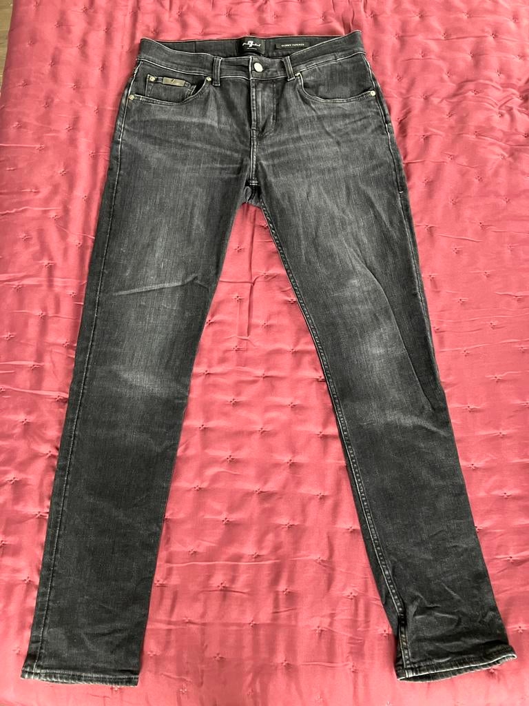 7 for all Mankind, Ophalen, Gedragen, Zwart, W30 - W32 (confectie 38/40)