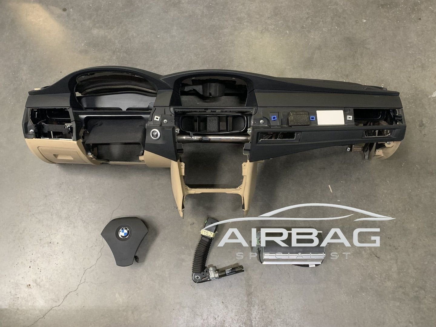 complete airbag set BMW E60 E61 5 serie 2004-2008 2009-2011, Gebruikt, -, -, Ophalen of Verzenden