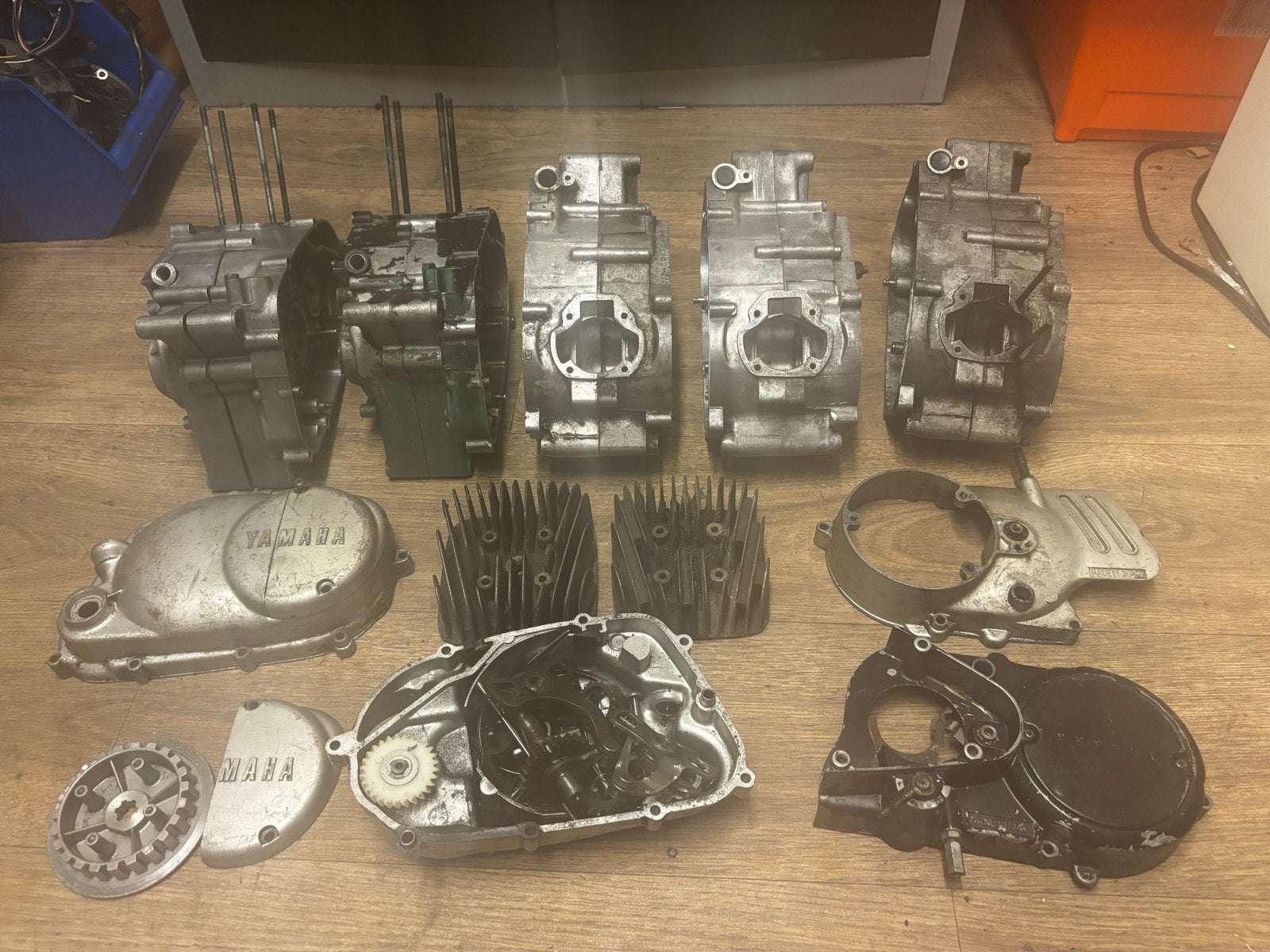 Yamaha DT/RD 50 plus één 80 carters en onderdelen, Fietsen en Brommers, Ophalen, Gebruikt