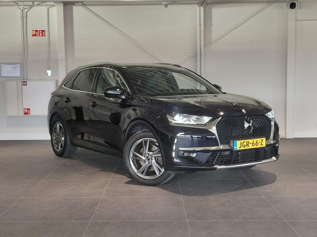 DS 7 Crossback E-Tense Rivoli 225PK | PHEV | SCHUIF-/KANTELD, Auto's, 12 maanden, 4 cilinders, Blauw, Automatische klimaatregeling