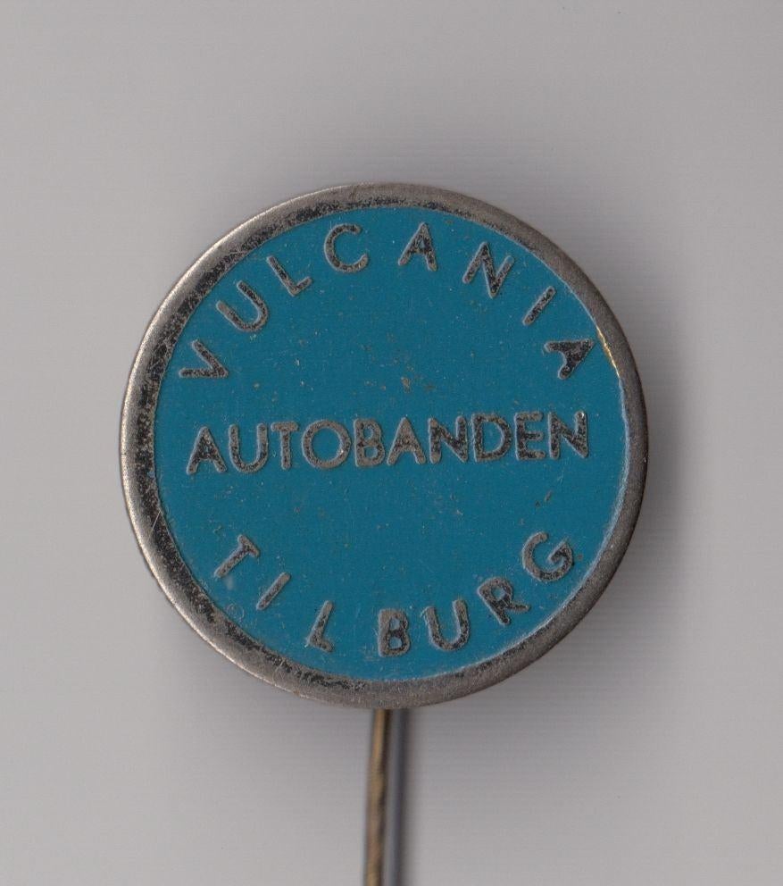 Vulcania Auto Banden Tilburg speldje, Gebruikt, Niet vindbaar, Niet vindbaar, Speldje of Pin