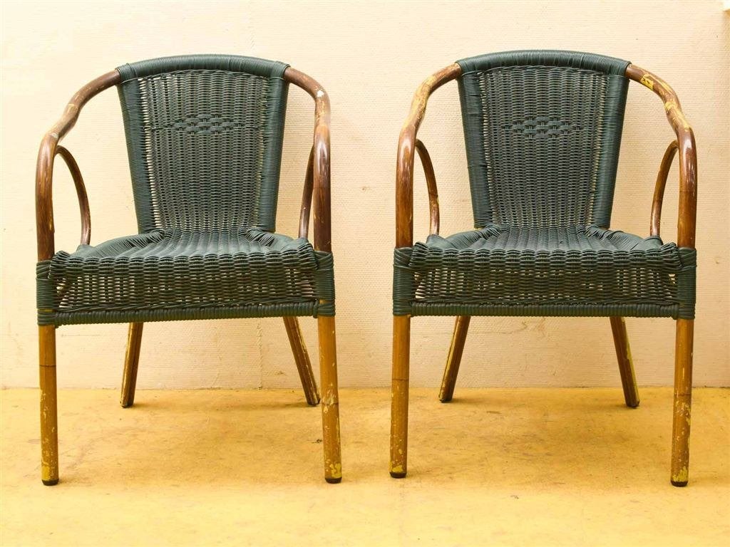4 stuks terrasstoelen 51452, Gebruikt, Zwart, Ophalen of Verzenden, Vijf, Zes of meer stoelen