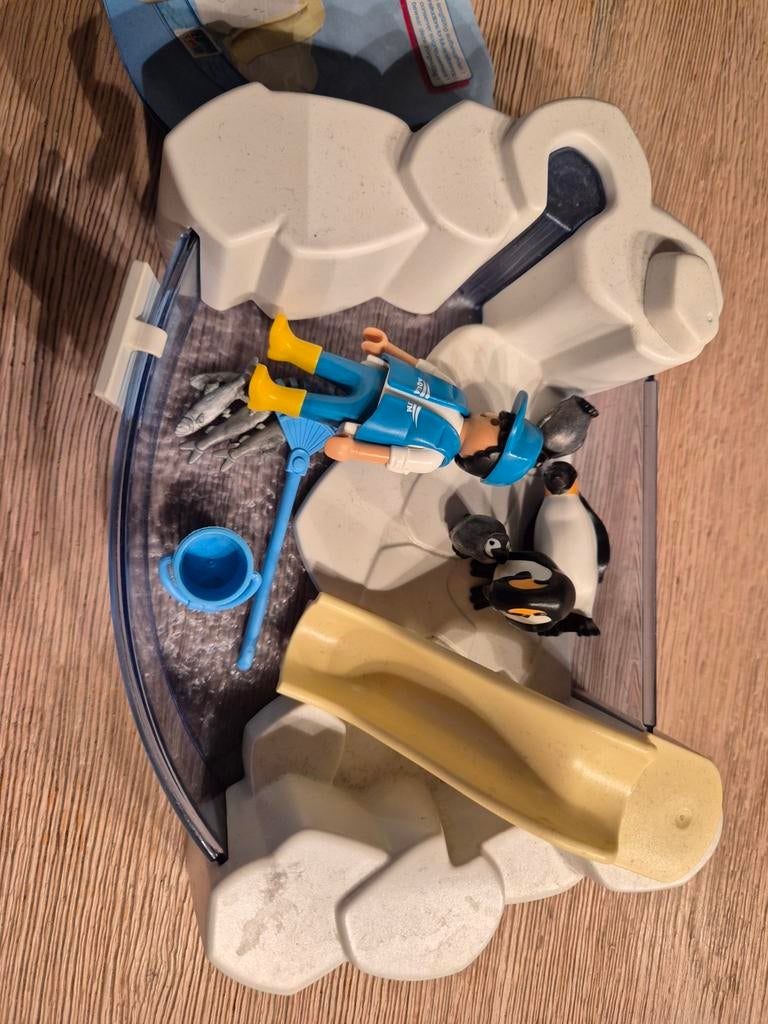 Playmobil Pinguïnverblijf met verzorger en pinguïns, Ophalen, Zo goed als nieuw, Complete set