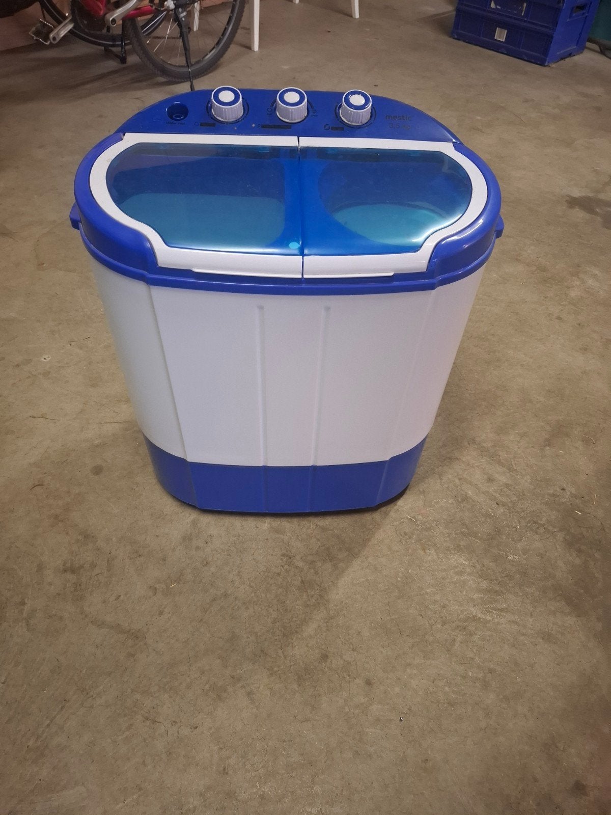Mestic Mini Wasmachine 3.5 kg - Compact en Draagbaar, Ophalen, Zo goed als nieuw