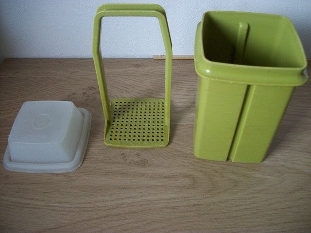 Tupperware Augurkenpot ( groen/doorzichtig ), Ophalen of Verzenden, Gebruikt, Groen, Overige typen