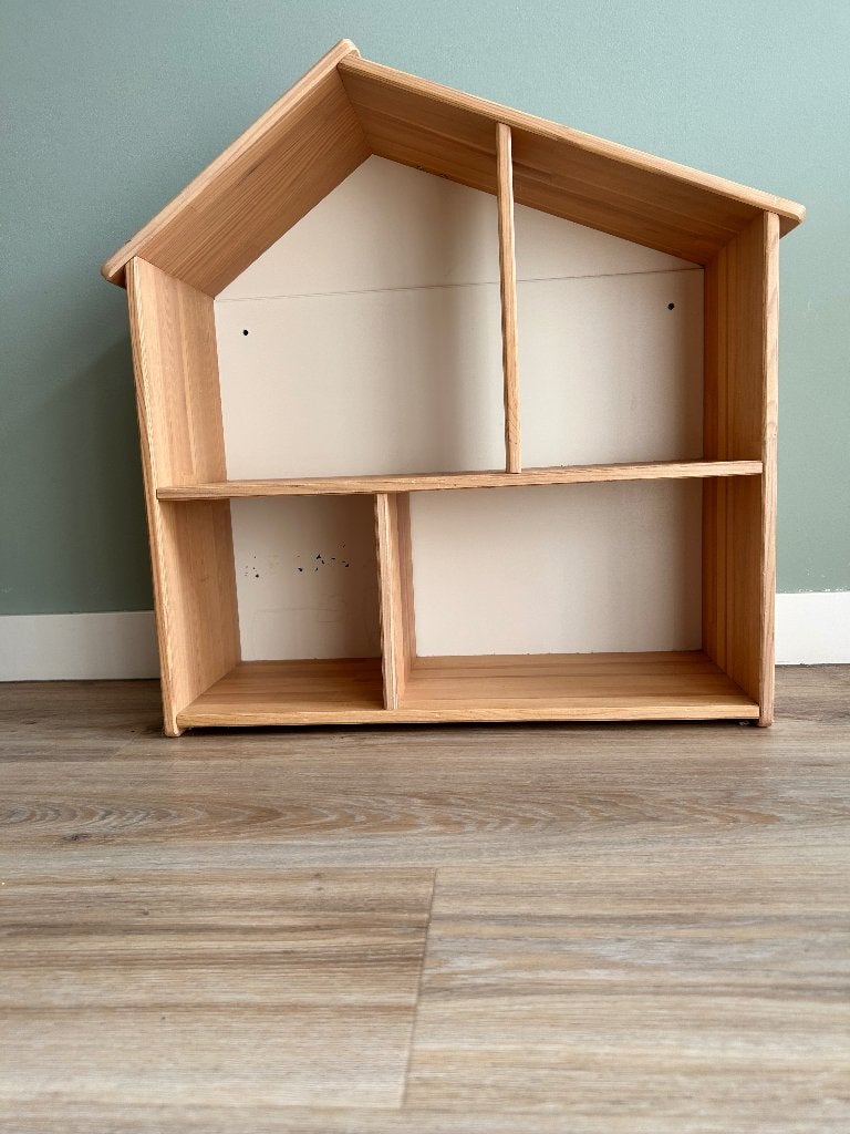 Poppenhuis/openkast, Ophalen, Gebruikt, Bruin, Wanddecoratie