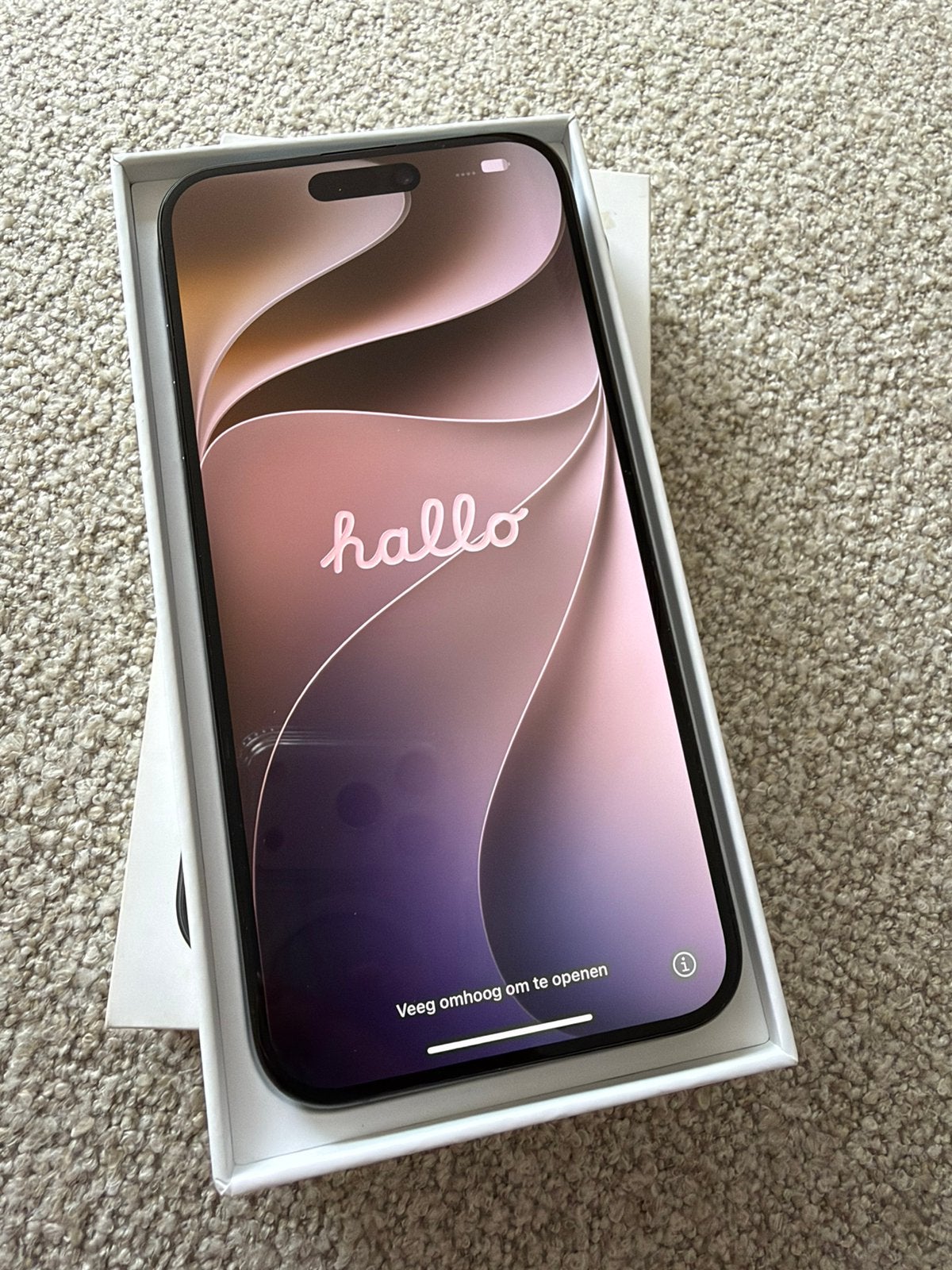 iPhone 15 pro max 256gb (geen beschadigingen), Zwart, IPhone 15 Pro Max, Zo goed als nieuw, Ophalen