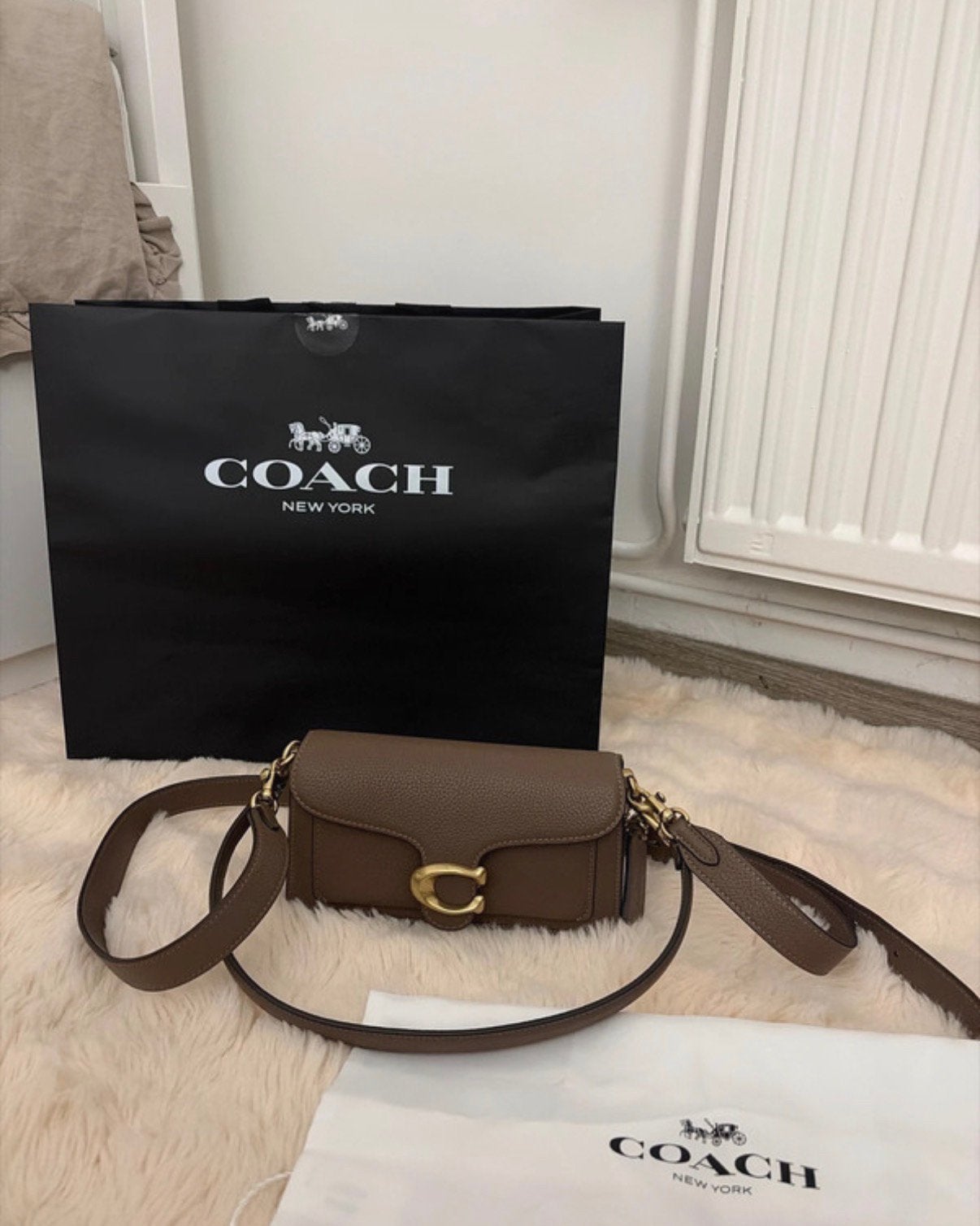 Sac Coach Tabby schoudertas 20 marron, Ophalen, Zo goed als nieuw, Bruin, Schoudertasje