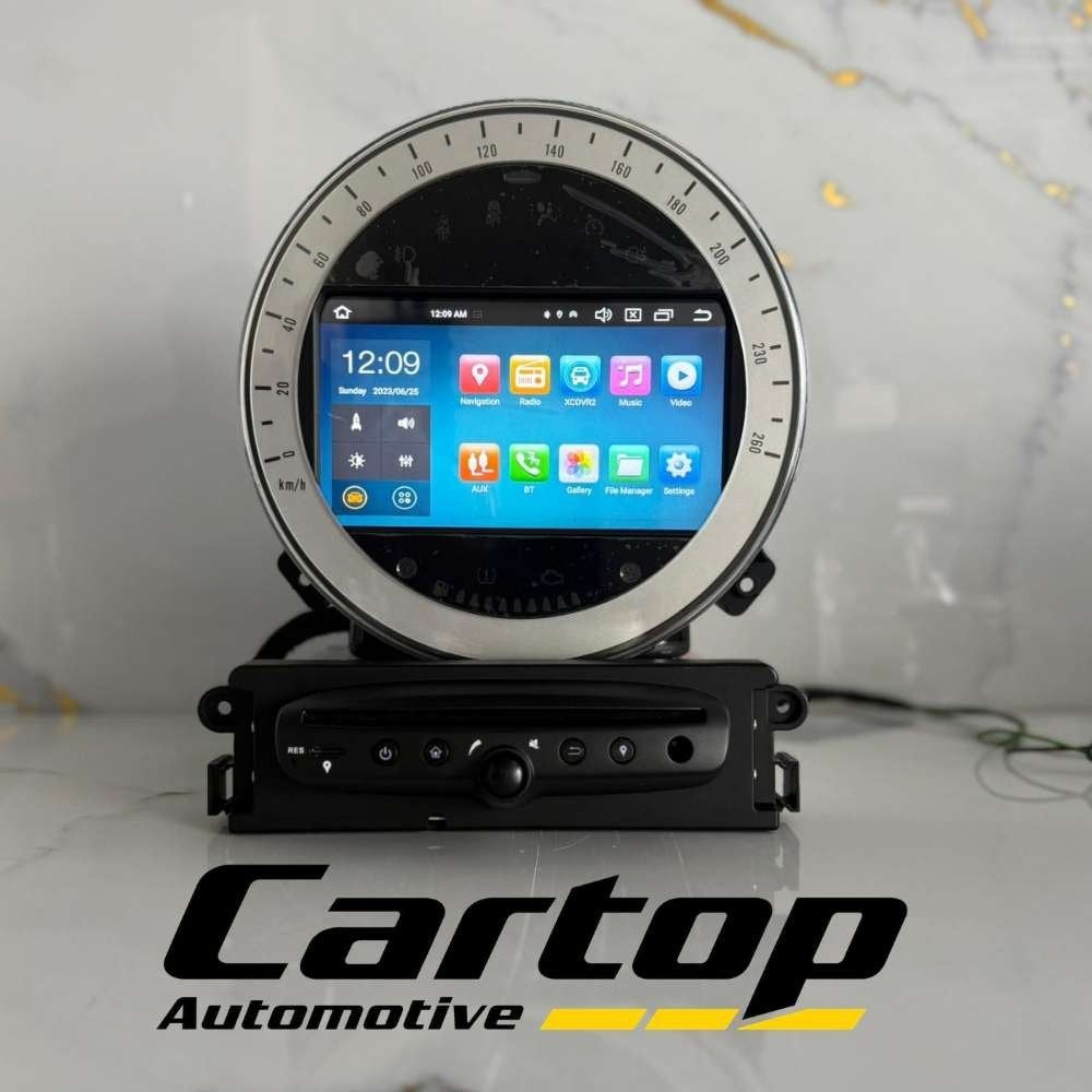 Mini Cooper CarPlay Android 14 Navigatie | CTX-118518, Auto diversen, Autoradio's, Meridiaan 42, Zo goed als nieuw, Info@cartop-automotive.nl