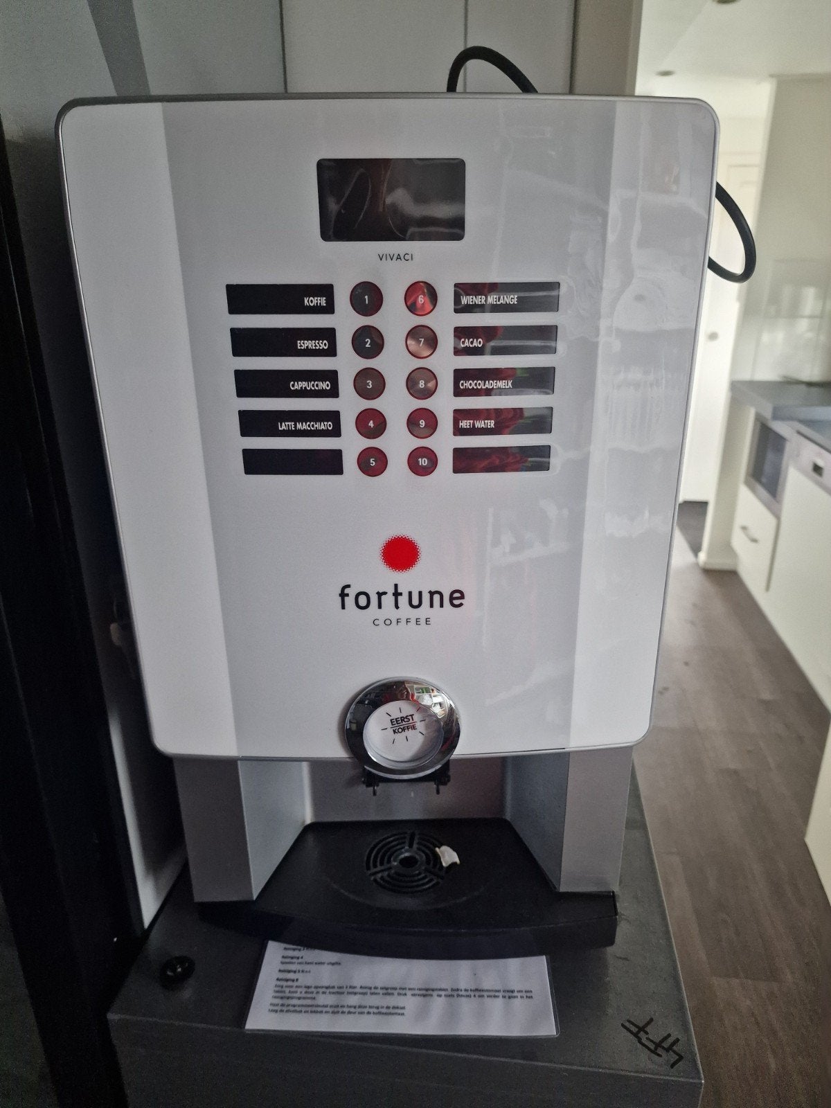 Fortune Koffiemachine - Goed voor onderdelen, Witgoed en Apparatuur, Ophalen, Overige typen, 10 kopjes of meer, Koffiemachine