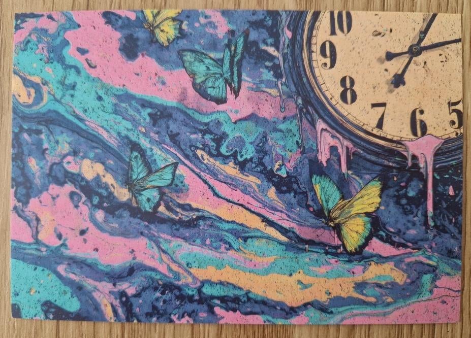 Surrealistisch Illusie Abstract 12 Ansichtkaart, Verzenden, 1980 tot heden, Ongelopen, Overige thema's
