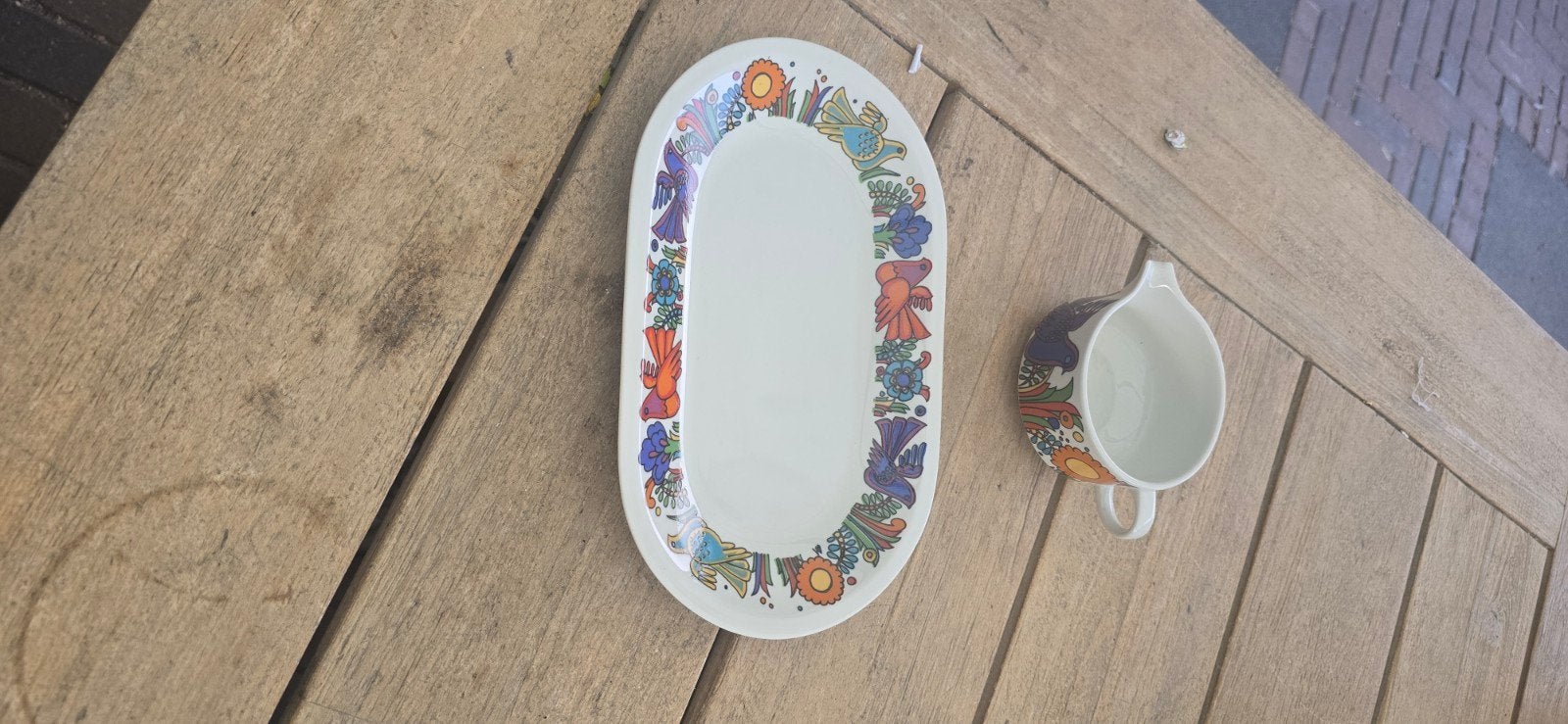 2 delen villeroy en boch acapulco, Antiek en Kunst, Ophalen of Verzenden