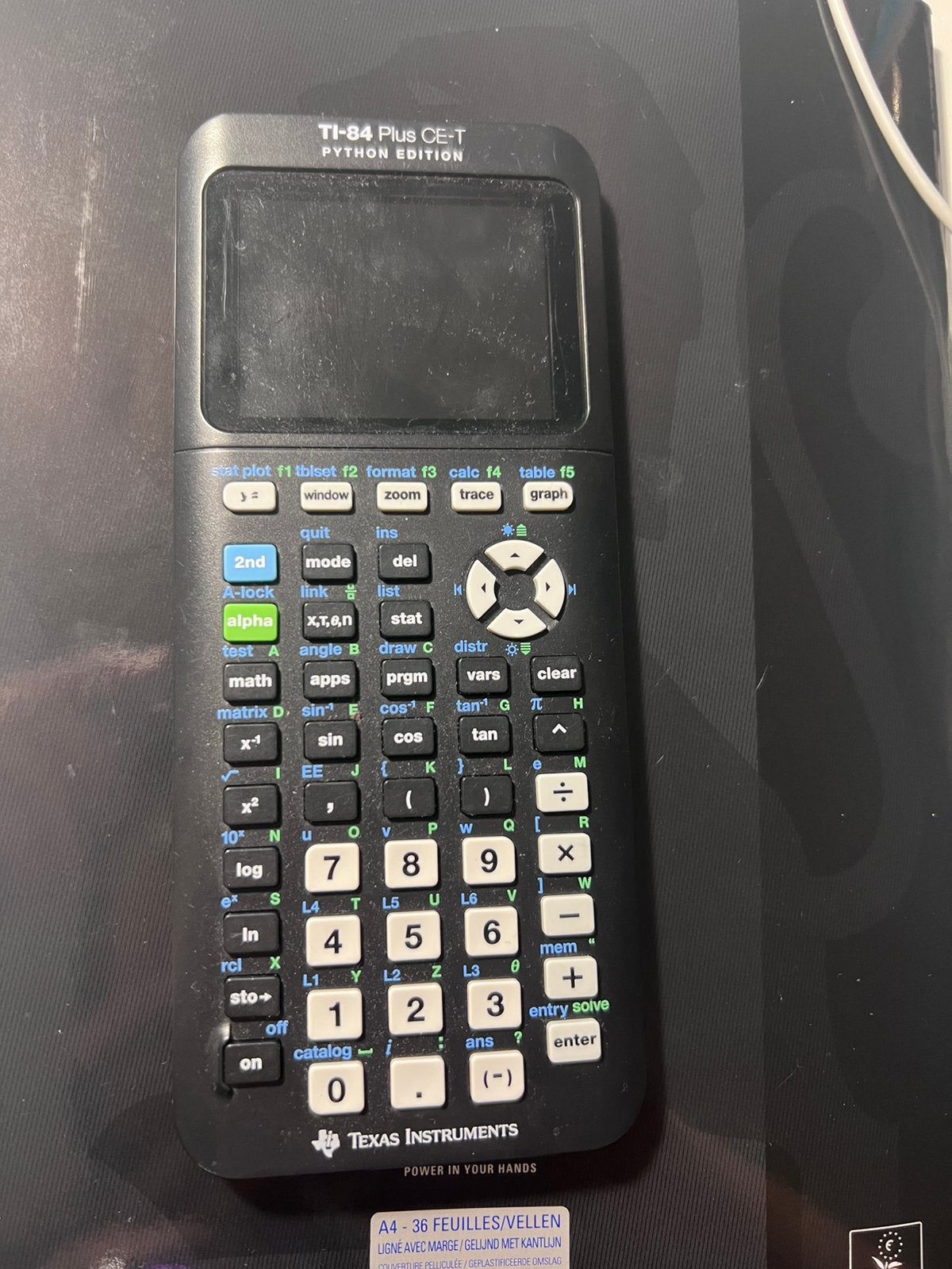 Grafische Rekenmachine TI-84 Plus CE-T python edition, Ophalen, Grafische rekenmachine, Gebruikt