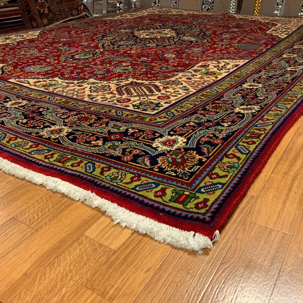 perzisch tapijt tabriz – 351 x 257 cm – Gratis bezorgd