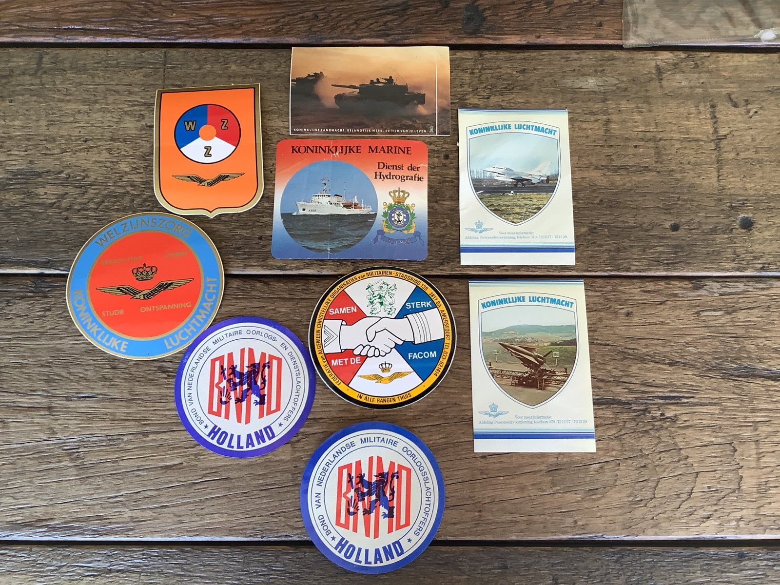 Diverse militaire emblemen, badges en kaarten, Ophalen of Verzenden, Luchtmacht, Nederland, Embleem of Badge