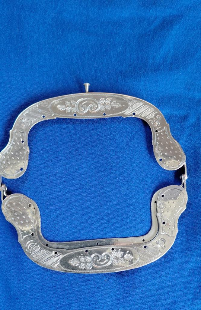 antieke tasbeugel, Verzenden, Zilver