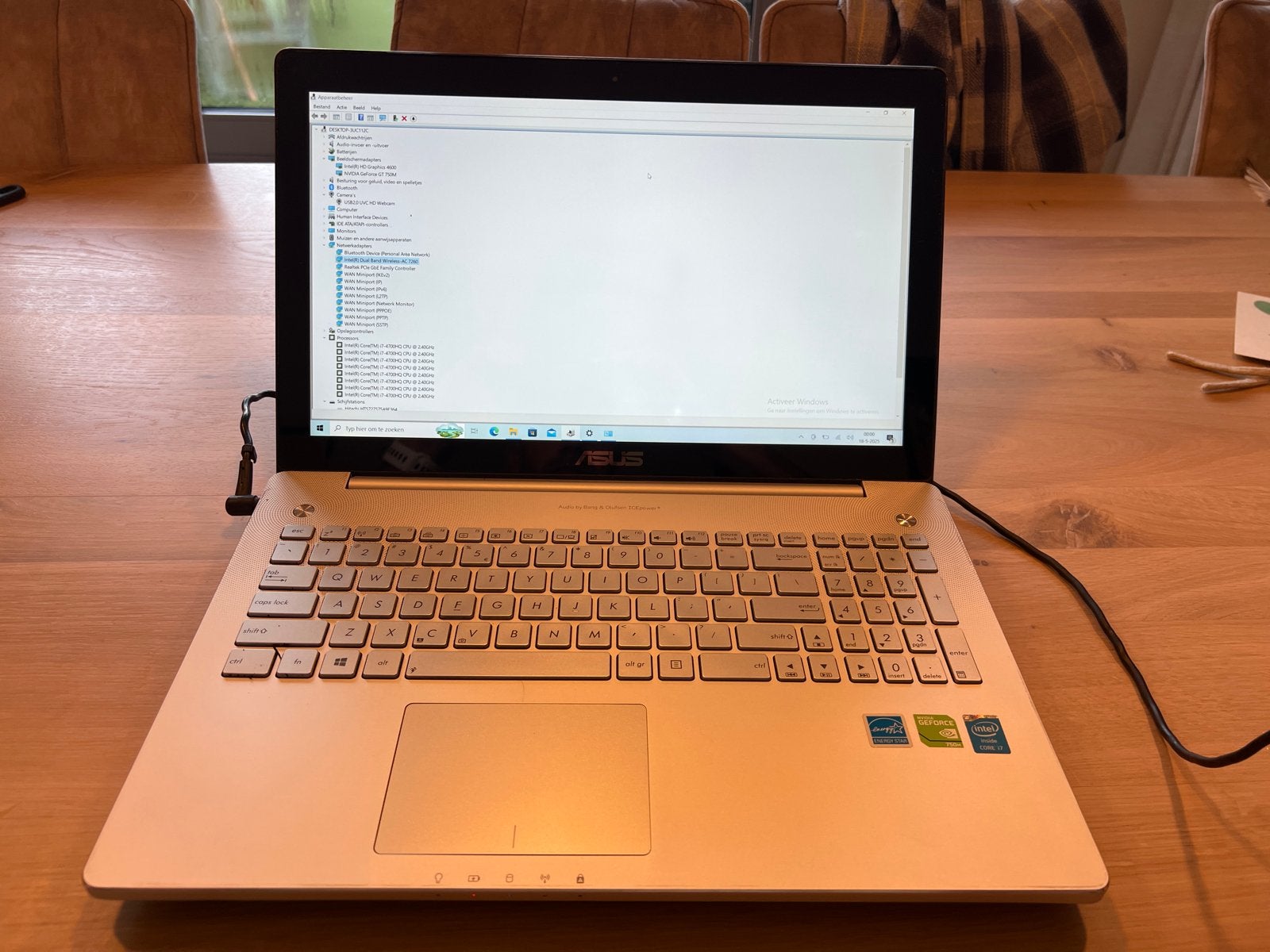 ASUS N550JV-CM068H Laptop - Intel Core i7, NVIDIA GeForce, Gebruikt, Met videokaart, 2 tot 3 Ghz, Ophalen of Verzenden