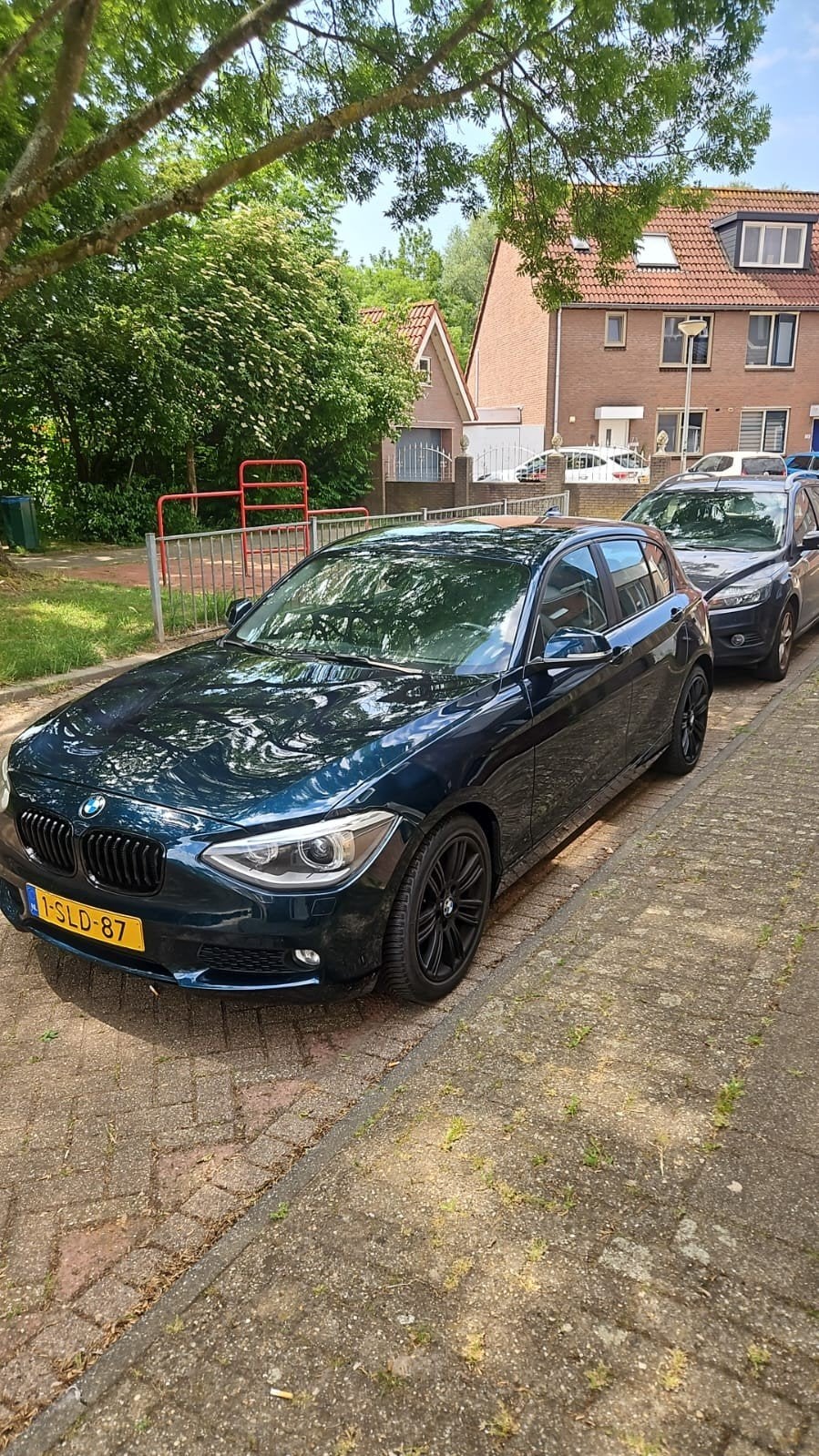 BMW 1-Serie 116I 100KW 5DR 2013 Blauw, Auto's, BMW, 1-Serie, Zwart, 4 cilinders, Blauw