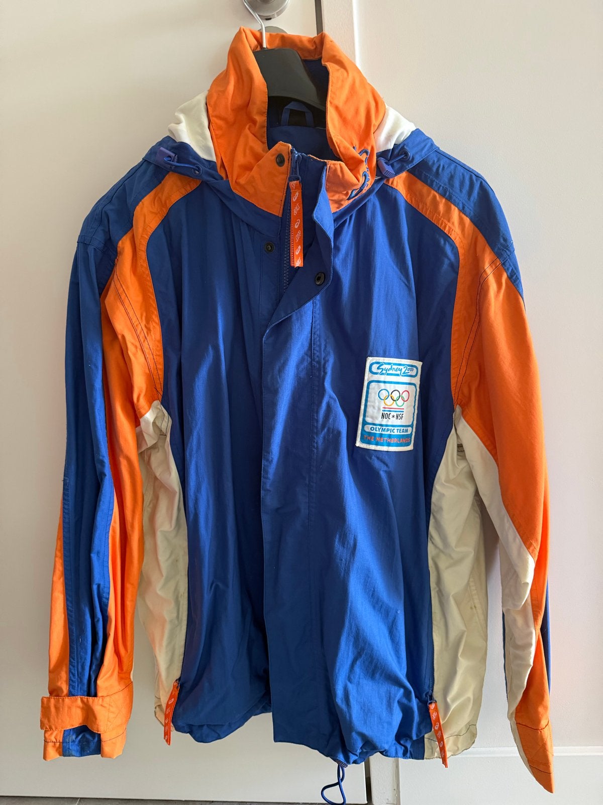 Olympische Sydney Asics Dames Jas Maat M - Collectors Item, Maat 38/40 (M), Blauw, Ophalen of Verzenden, Zo goed als nieuw
