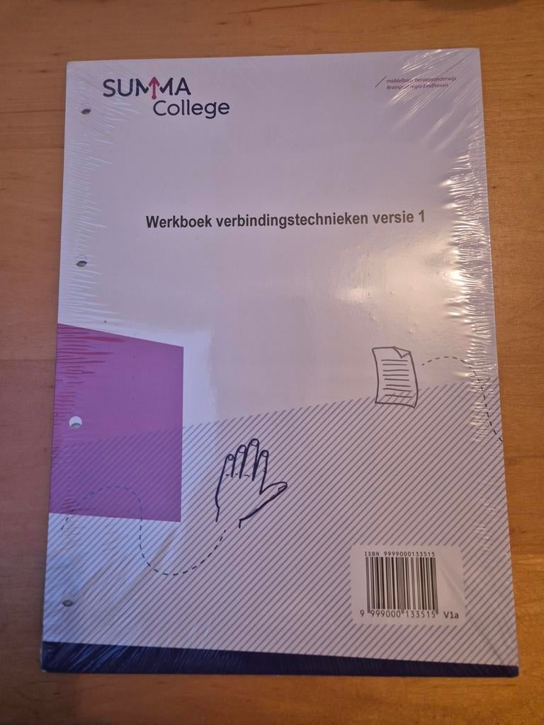 Werkboek verbindingstechnieken versie 1 - Summa College, Ophalen of Verzenden, Nieuw, Overige niveaus, Overige vakken