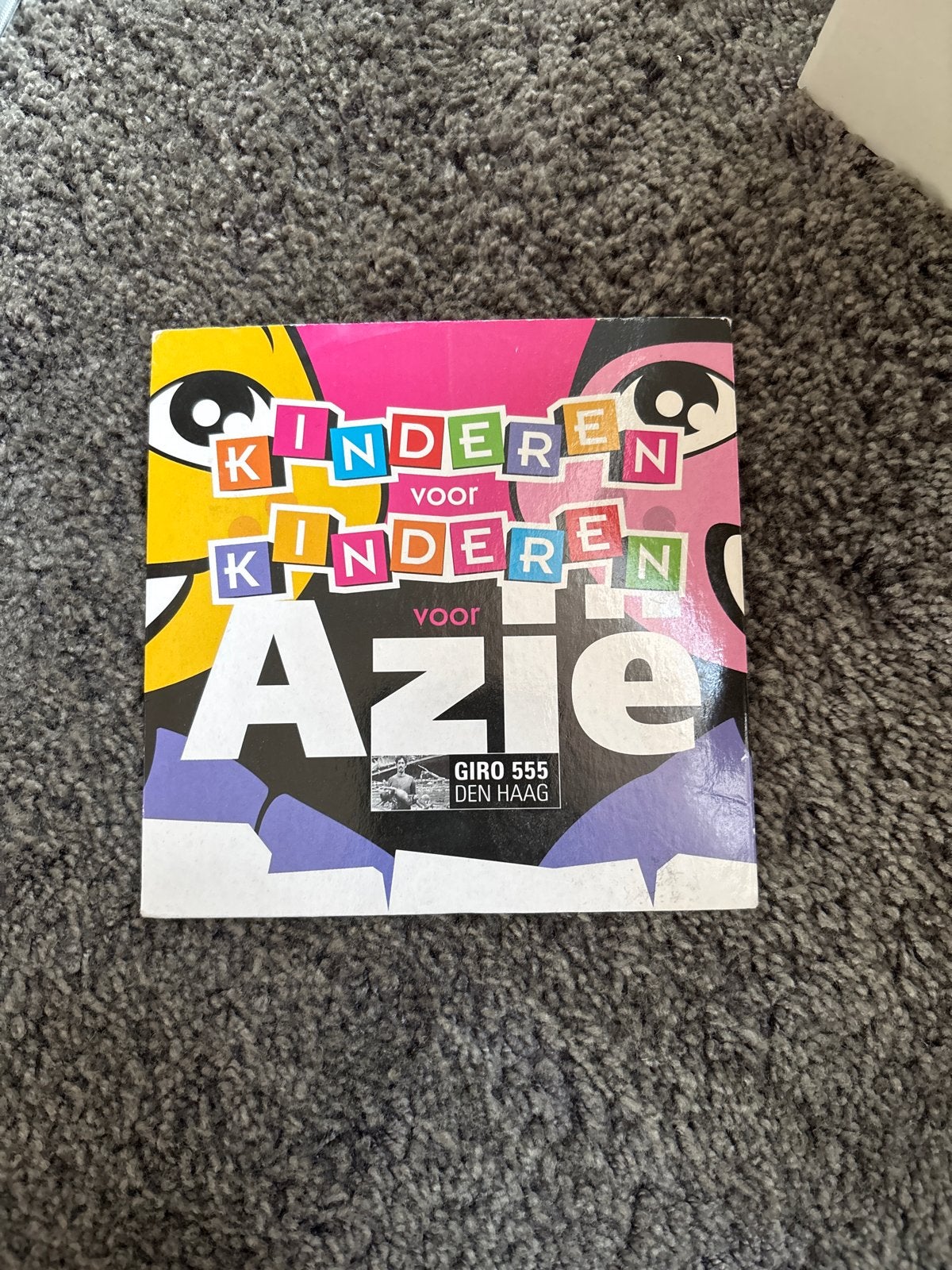 Kinderen voor Kinderen voor Azië CD - Giro 555, Cd's en Dvd's, Cd's | Kinderen en Jeugd, Ophalen, Zo goed als nieuw, Single, Muziek