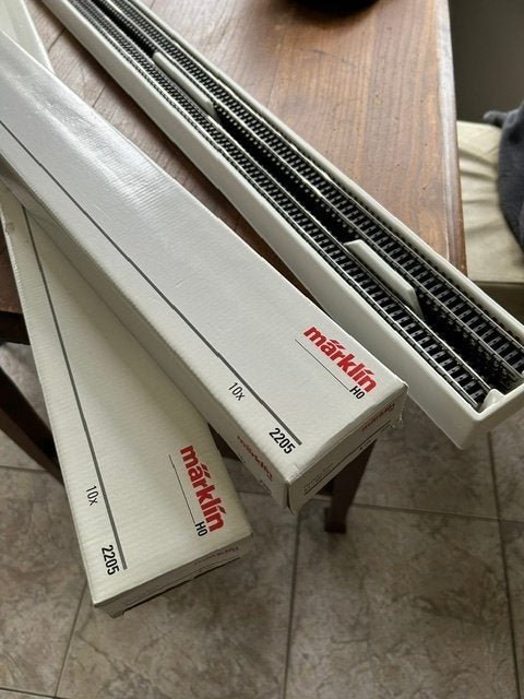 Marklin K rails 2205, Ophalen, Wisselstroom, Gebruikt, Rails