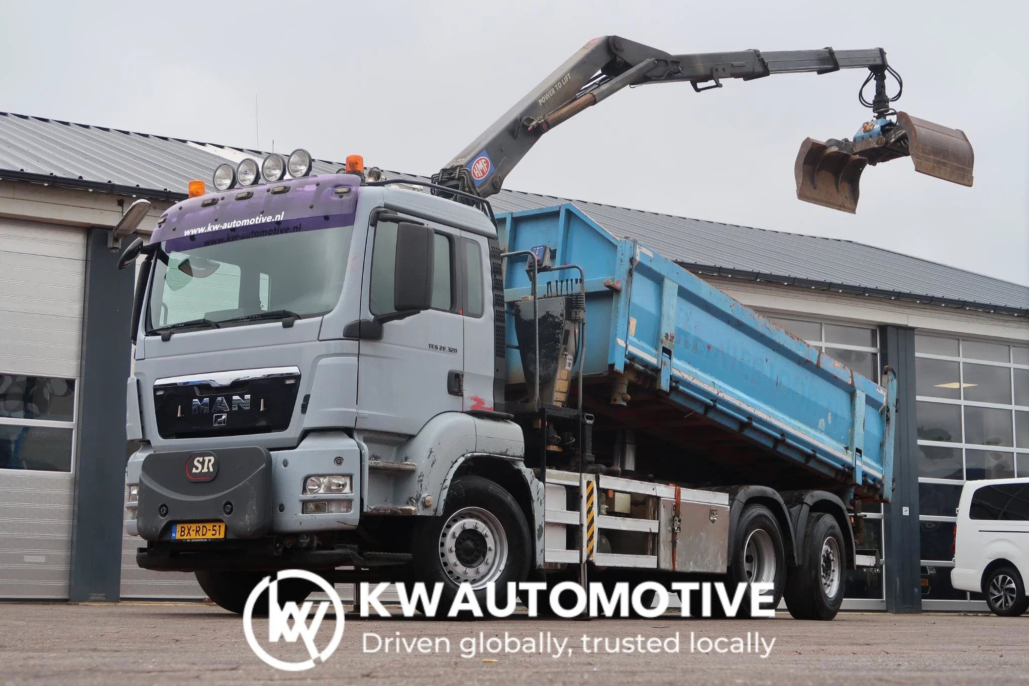 MAN TGS 26.320 6X2-4/ HMF 1643 Z CRANE/ (bj 2010), Auto's, Vrachtwagens, Automaat, Euro 5, 320 pk, MAN