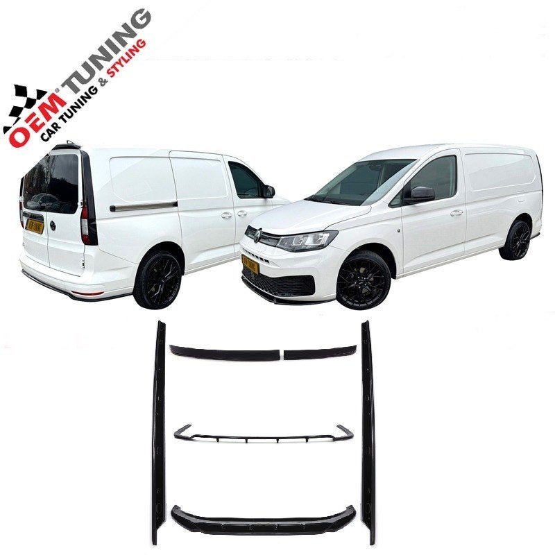 Aero KIT geschikt voor Caddy MK5 | Hoogglans Zwart | 20–24, Ophalen of Verzenden
