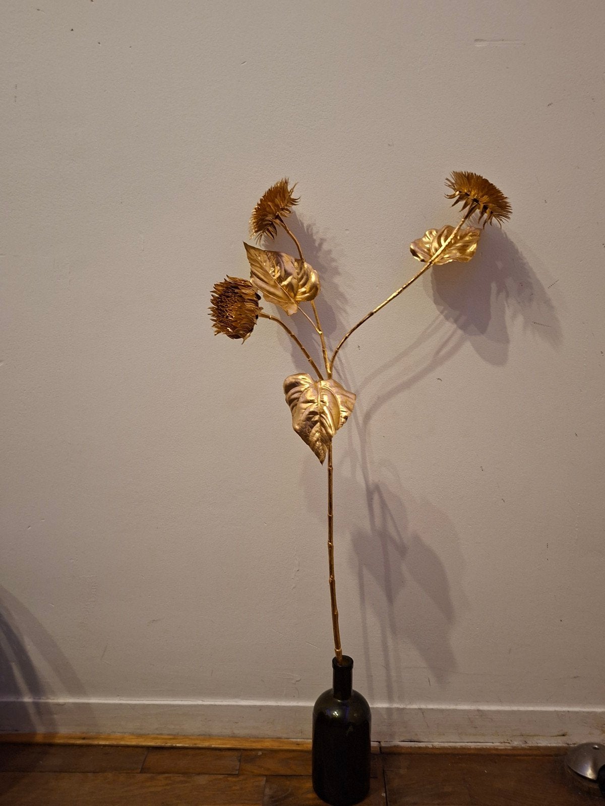 Premium Kunst Zonnebloem - Goudkleurig (80-90cm), Huis en Inrichting, Binnen, Kunstbloem, Nieuw, Ophalen of Verzenden
