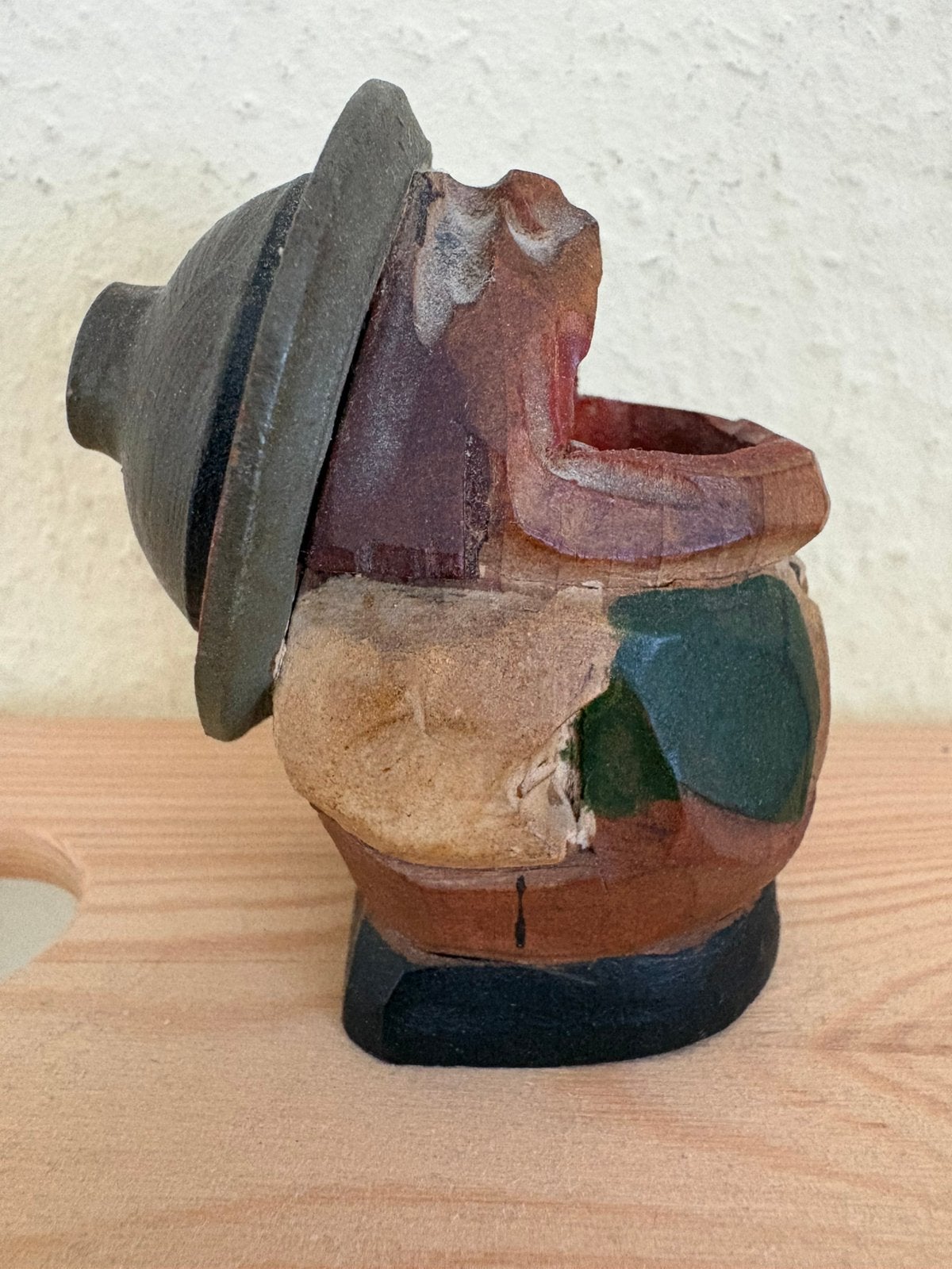 Vintage ANRI flessenstopper/tandenstokerhouder, Ophalen of Verzenden
