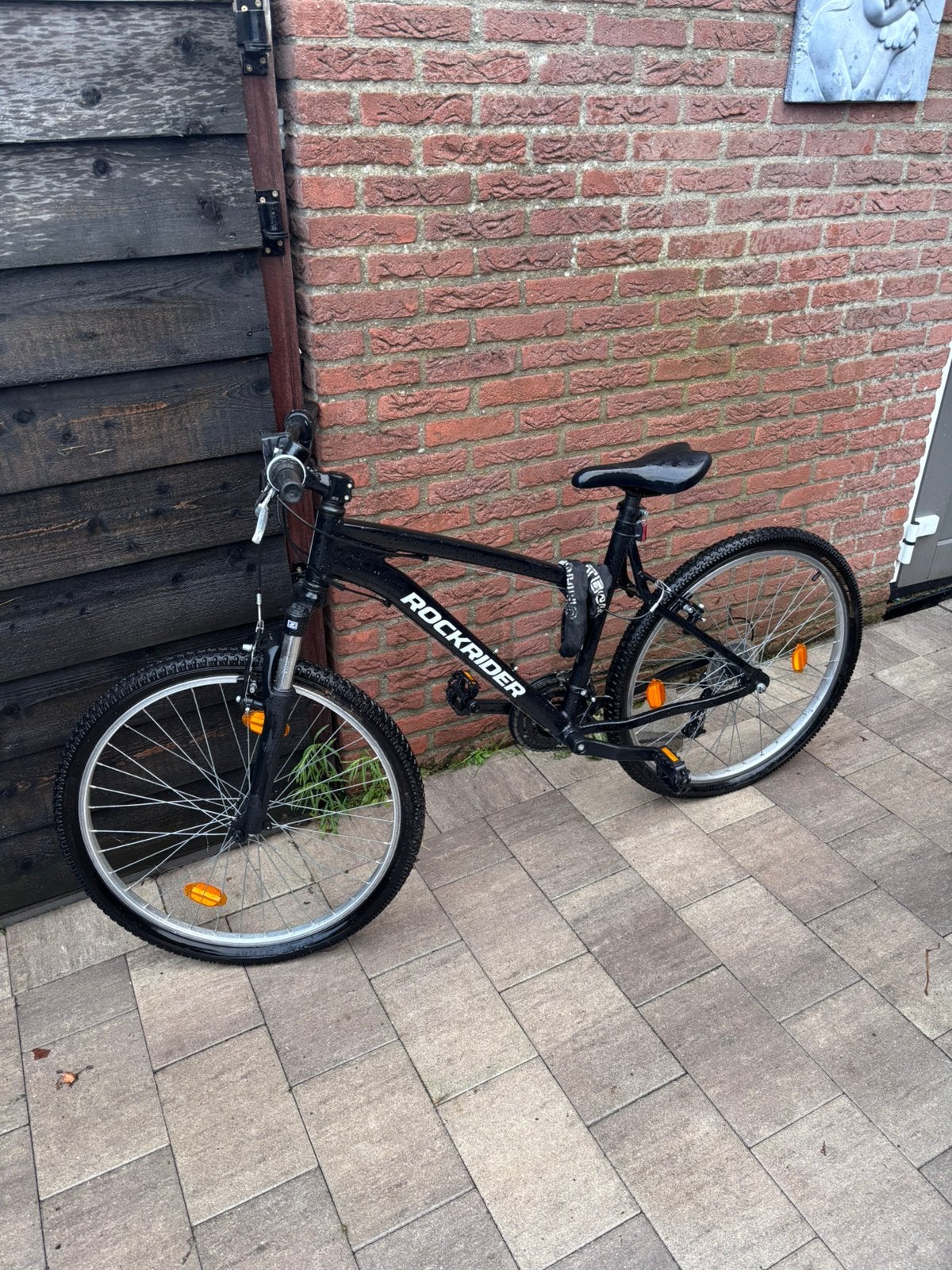 Rockrider ST50 Zwart, Ophalen, 24 inch of meer, Velgrem, Aluminium
