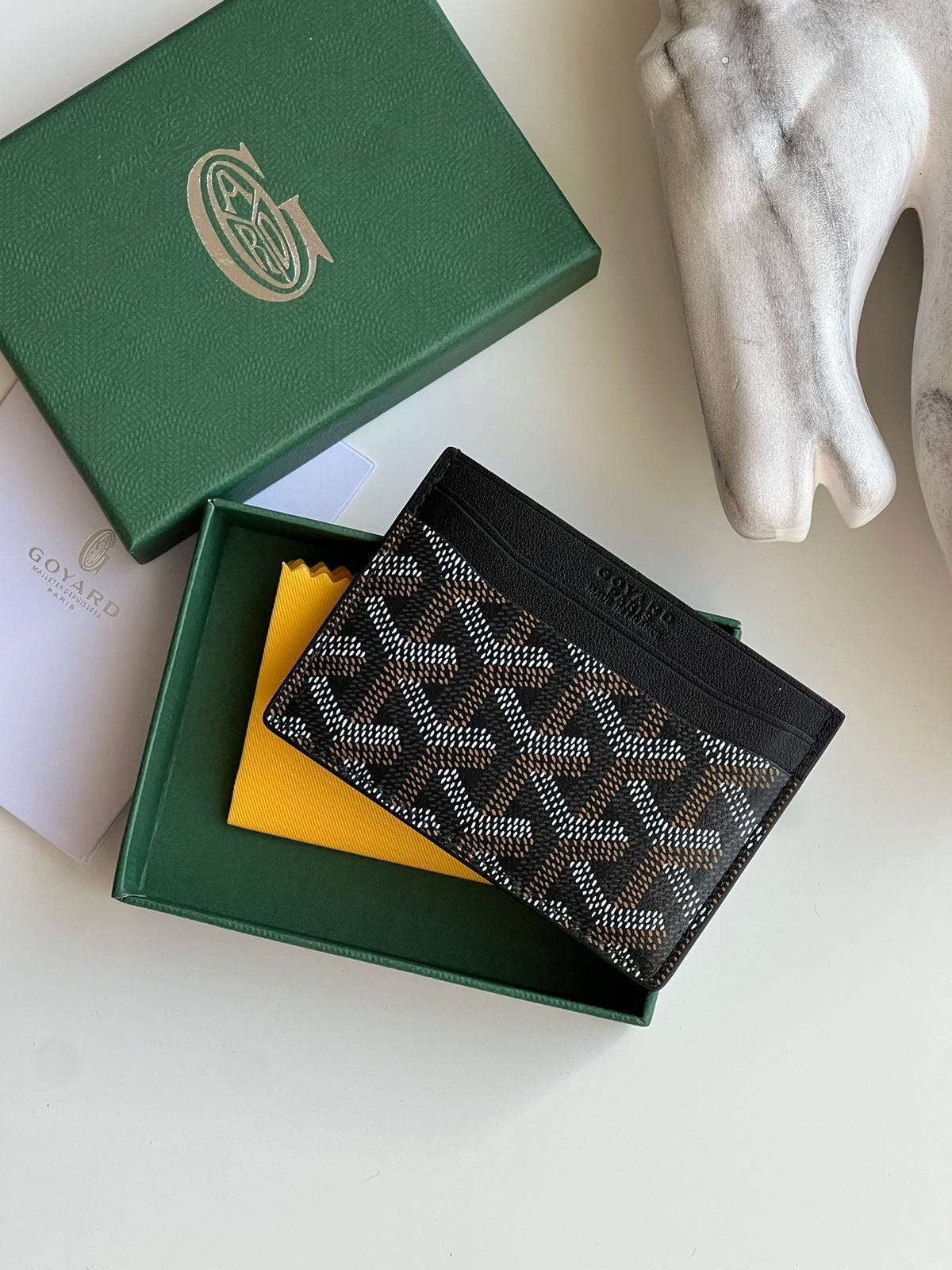 Goyard pasjes houder - zwart, Verzenden, Nieuw, Zwart, Overige merken