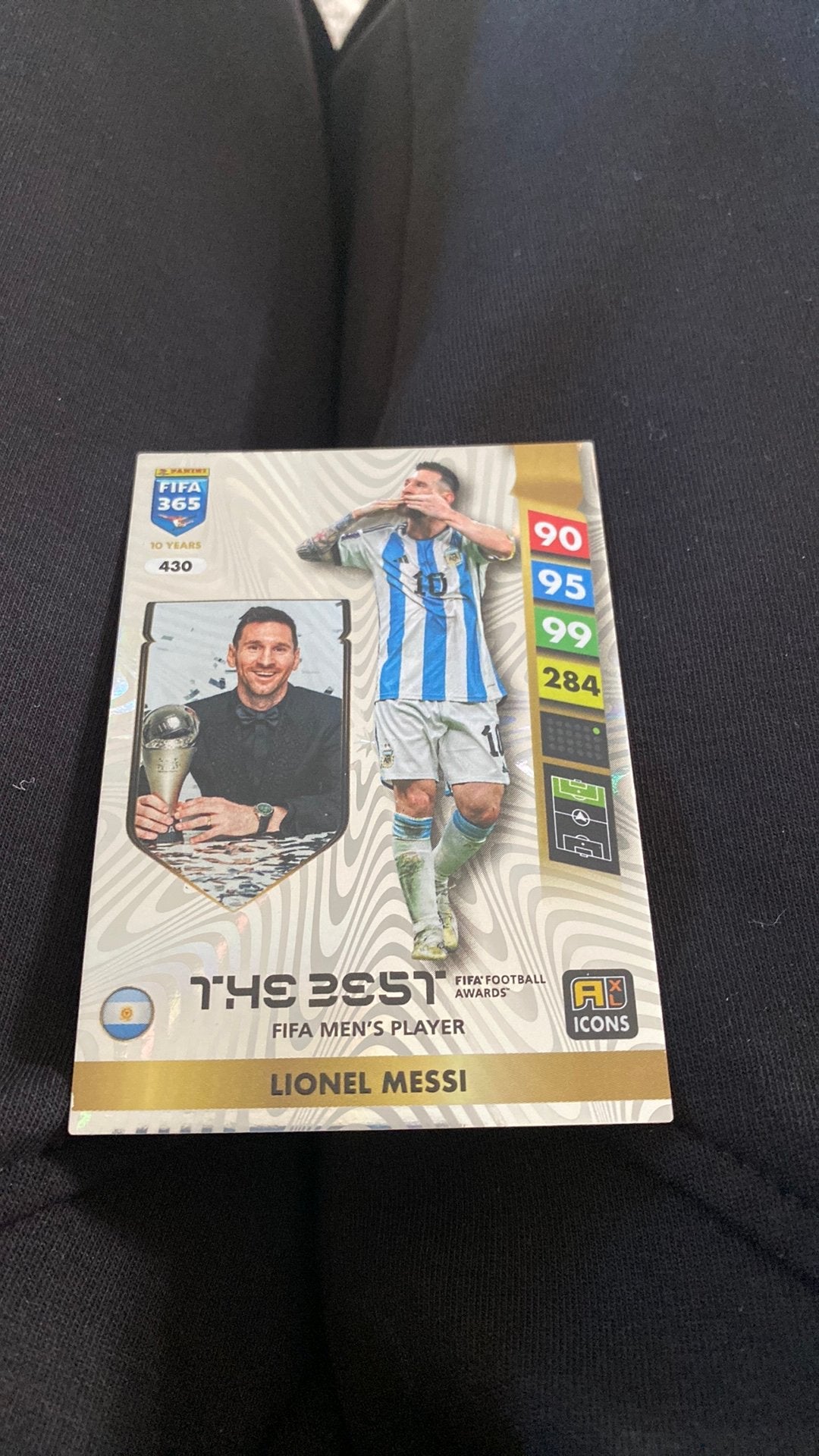 Messi Panini kaart zeldzaam, Ophalen of Verzenden, Nieuw, Losse kaart