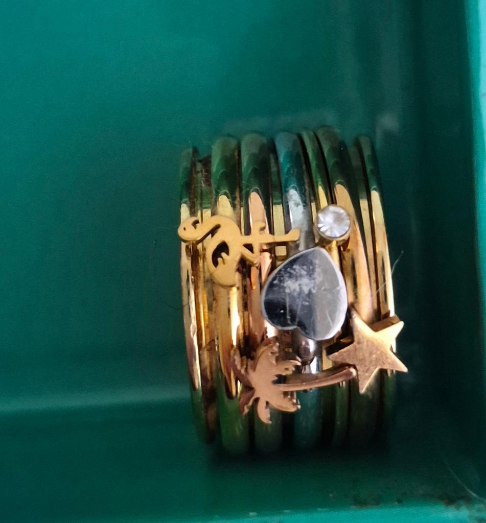 Ixxxi ring maat 19, 19 tot 20, Ophalen of Verzenden, Zo goed als nieuw, Dame