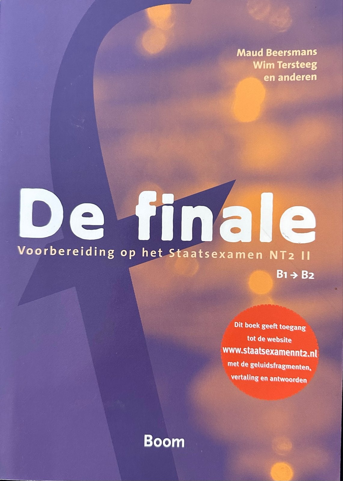 De Finale: Voorbereiding op het Staatsexamen NT2 II, Ophalen of Verzenden, Zo goed als nieuw, Non-fictie