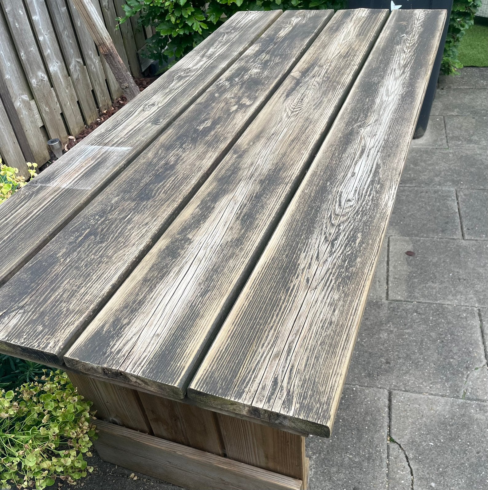 Grote tuintafel, Ophalen of Verzenden, Zo goed als nieuw, Rechthoekig