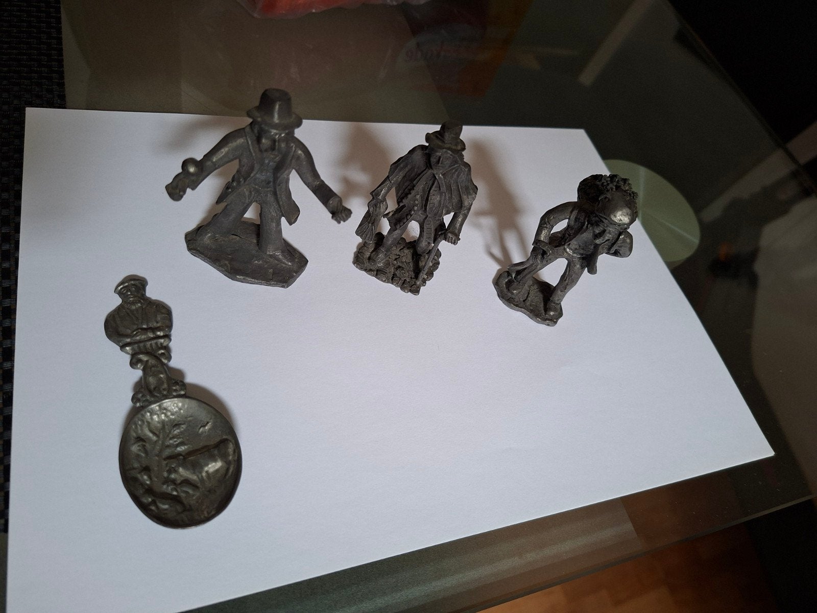 Tinnen beeldjes, Ophalen of Verzenden