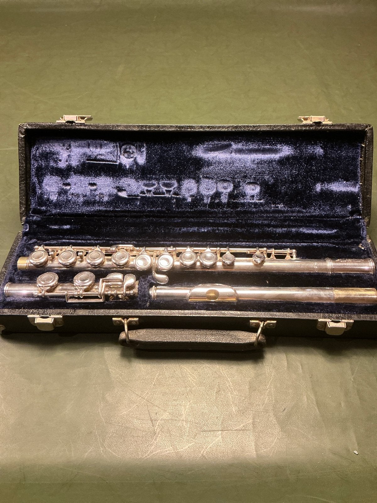 Haynes-Schwelm Dwarsfluit met Koffer, Muziek en Instrumenten, Ophalen of Verzenden, Gebruikt, Dwarsfluit, Met koffer of tas