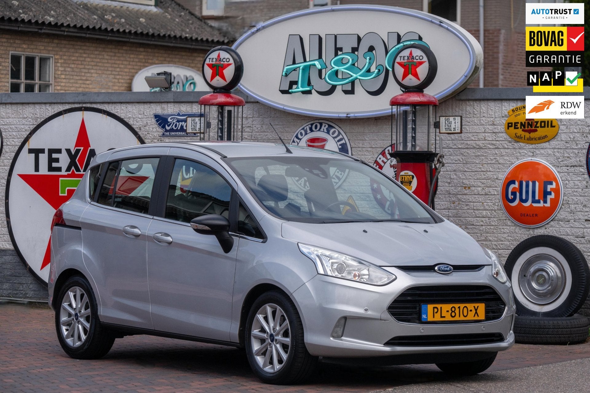 Ford B-Max 1.6 TI-VCT Titanium Automaat 1e Eig. 23.300 km +N, Auto's, Stof, Gebruikt, Euro 6, 4 cilinders