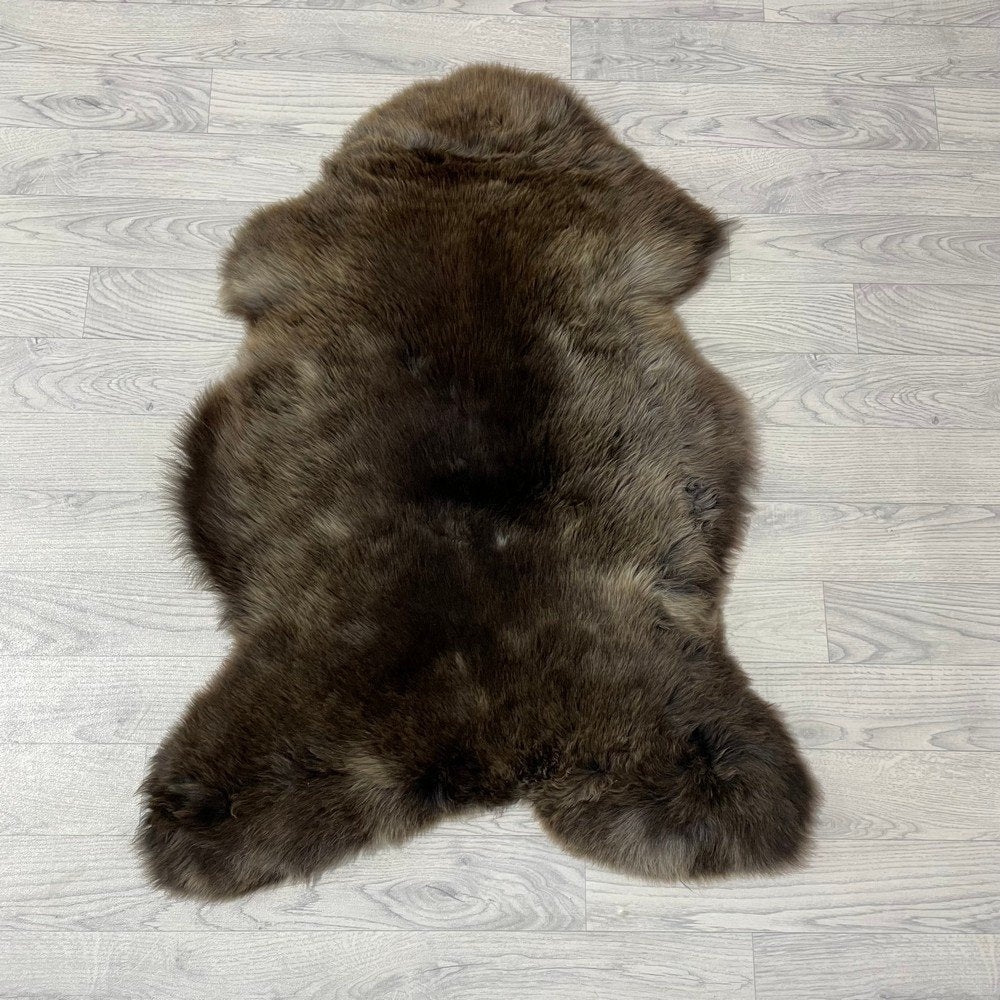 Schapenvacht bruin multicolor 100x75cm #1717 | Lederstore, Landelijk, modern, Scandinavisch, industrieel, 100 tot 150 cm, Nieuw
