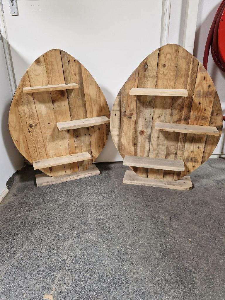 decoratie van steigerhout, Ophalen, Hout, Landelijk, Handgemaakt