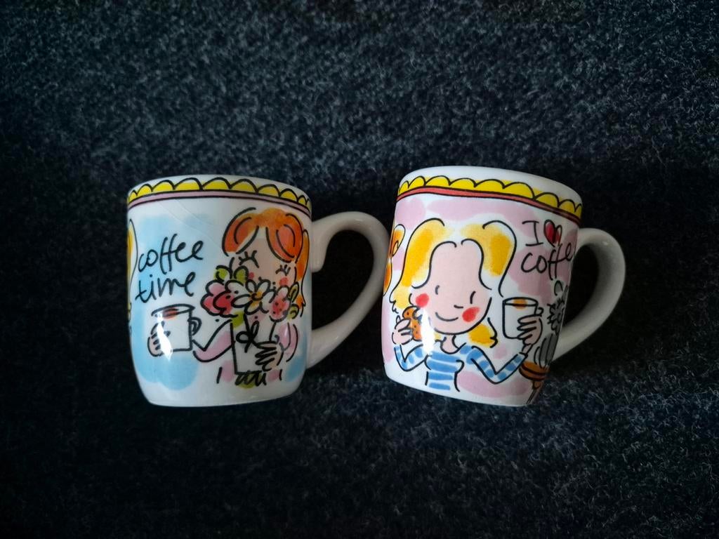Espressokopjes Blond Amsterdam, Sieraden, Tassen en Uiterlijk, Ophalen of Verzenden, Zo goed als nieuw, Overige merken