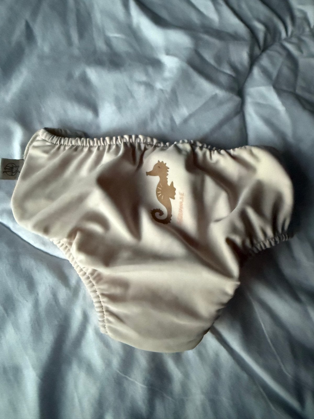 Baby zwembroekje met zeepaardje - maat 62/68, Maat 62, Jongetje of Meisje, Ophalen of Verzenden, Zo goed als nieuw