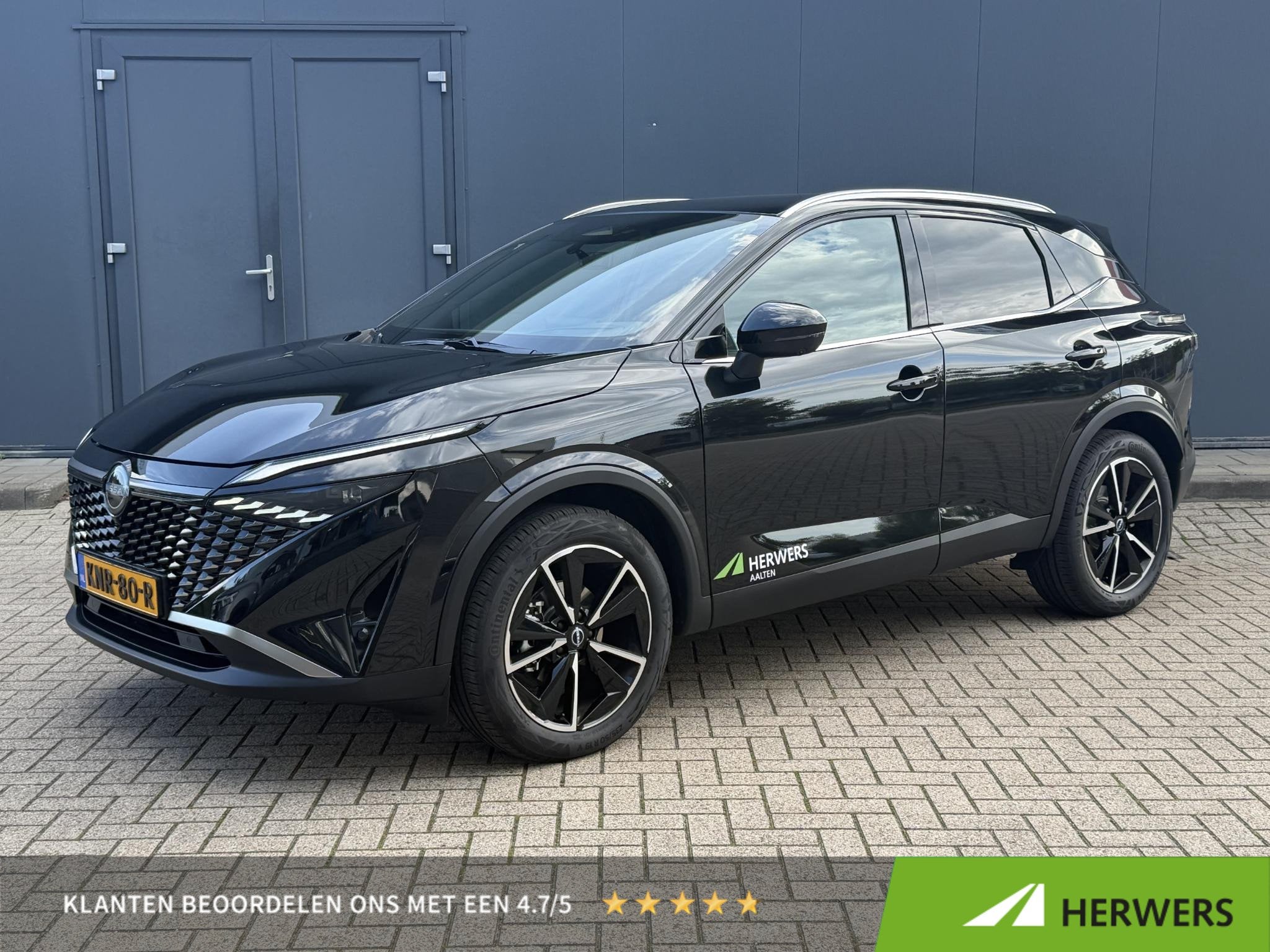 Nissan Qashqai 1.3 MHEV Xtronic Tekna / Panoramadak / Memory, Auto's, 1800 kg, Euro 6, 4 cilinders, Zwart