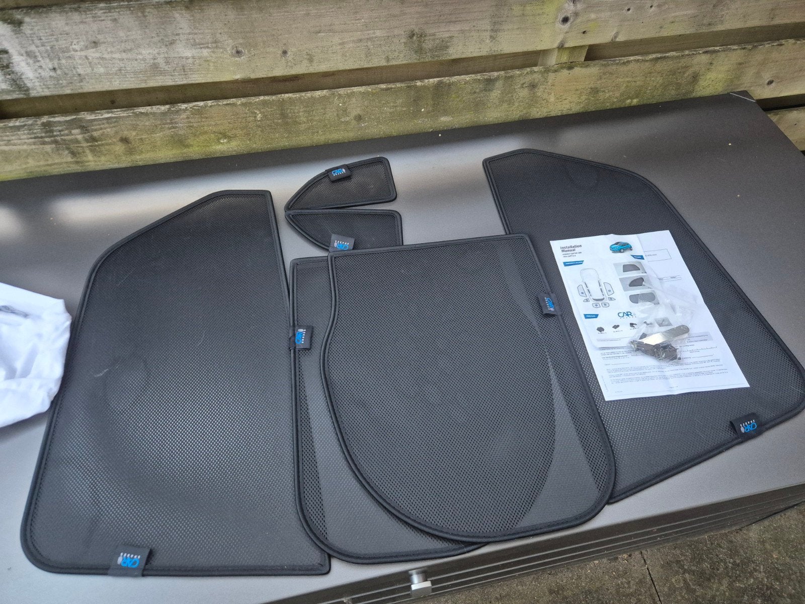 Car Shades Renault Captur 5 - Achterportieren & Achterklep, Ophalen