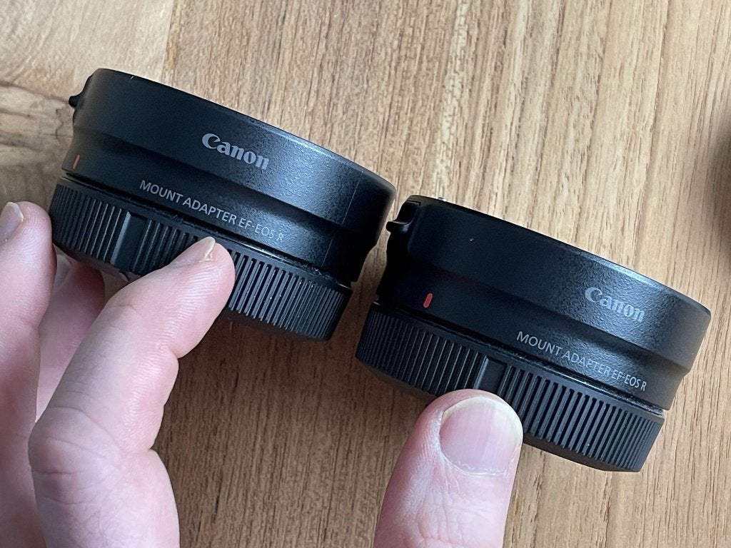 Canon EF-RF lens adapter als nieuw EOS EF naar EOS R, Verzenden, Zo goed als nieuw, Toebehoren